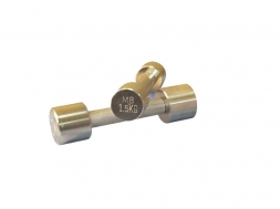 Гантель Barbell 1,5 кг неразборная фитнесс хром, фото 1 Гантель Barbell 1,5 кг неразборная фитнесс хром, фото 1