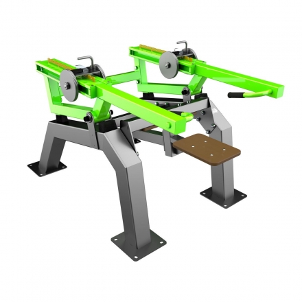 Power-1806 Уличный тренажер Трицепс-машина (имитация отжиманий) с переменной нагрузкой Zavodsporta, фото 1