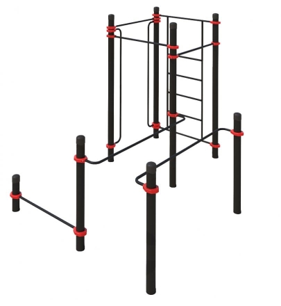 Спортивный комплекс PARASTECTER LITE, опорный столб 76х3 мм, фото 3