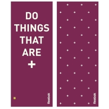 Тренировочный коврик (мат) для йоги двухсторонний 4мм POSITIVE, RAYG-11040PL