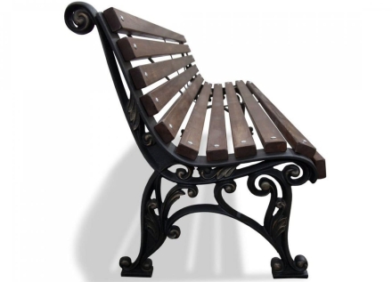 Скамейка уличная Удача, Лиственница 0,6 м, фото 7