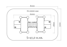 Песочный дворик 05012.21 для детской площадки