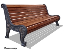 Скамейка чугунная Новый парк, Лиственница 1,2 м Скамейка чугунная Новый парк, Лиственница 1,2 м