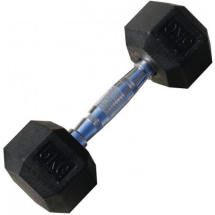 Гантель гексагональная обрезиненная ZSO, 5 кг Гантель гексагональная обрезиненная ZSO, 5 кг