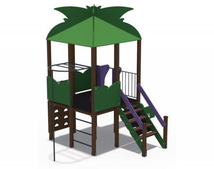 Детский игровой комплекс Джунгли Дом на дереве ДИО 02100, фото 2
