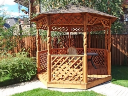 Шестигранная беседка СОЛНЫШКО, фото 9 Шестигранная беседка СОЛНЫШКО, фото 9