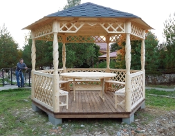 Шестигранная беседка СОЛНЫШКО, фото 7 Шестигранная беседка СОЛНЫШКО, фото 7