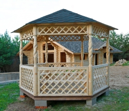 Шестигранная беседка СОЛНЫШКО, фото 5 Шестигранная беседка СОЛНЫШКО, фото 5