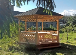 Шестигранная беседка СОЛНЫШКО, фото 3 Шестигранная беседка СОЛНЫШКО, фото 3