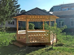 Шестигранная беседка СОЛНЫШКО, фото 4 Шестигранная беседка СОЛНЫШКО, фото 4