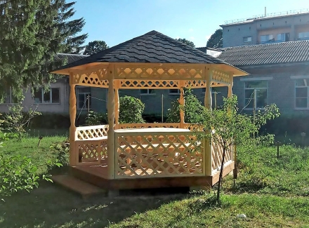 Шестигранная беседка СОЛНЫШКО, фото 4