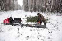 Снегоход РУССКАЯ МЕХАНИКА Буран 4А