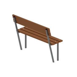 Скамья со спинкой - МФ 42.01.05-И1, фото 4