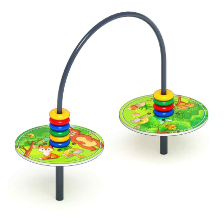 Счеты со столиком (полянка) - Игровая панель - МФ 22.01.06-05.И1, фото 1