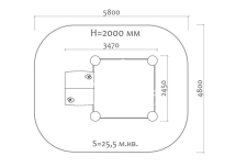 Песочный дворик 05011.21 для детской площадки