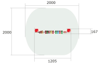 Развивающий элемент Кондитерская РЭ019 для детской площадки