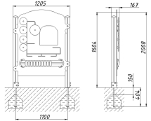Развивающий элемент Кондитерская РЭ019 для детской площадки