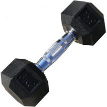 Гантель гексагональная обрезиненная ZSO, 6 кг Гантель гексагональная обрезиненная ZSO, 6 кг