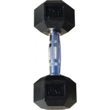 Гантель гексагональная обрезиненная ZSO, 6 кг Гантель гексагональная обрезиненная ZSO, 6 кг