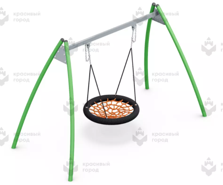 Качели металлические тип-1 «Гнездо» для детей с ОВ, фото 1