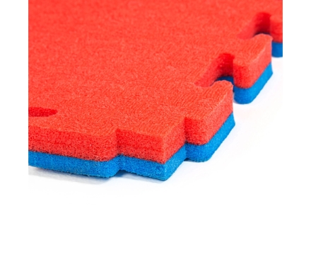 Будо-мат, 100 x 100 см, 40 мм, цвет сине-красный, фото 2