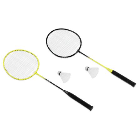 KRAFLA Fun 300 Набор для бадминтона: ракетка (2 шт), волан (2 шт), фото 1