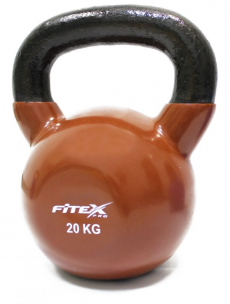Гиря в виниловой оболочке 20 кг FITEX PRO, фото 1