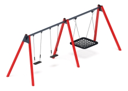 Качели М3 (красный) ИО 13.М.06.03.03.01-01, фото 3