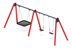 Качели М3 (красный) ИО 13.М.06.03.03.01-01, фото 2