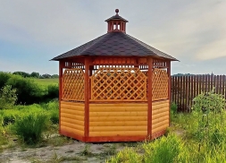 Шестигранная беседка БОЯРЫНЯ, фото 4 Шестигранная беседка БОЯРЫНЯ, фото 4