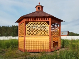Шестигранная беседка БОЯРЫНЯ, фото 3 Шестигранная беседка БОЯРЫНЯ, фото 3