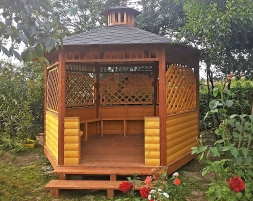 Шестигранная беседка БОЯРЫНЯ, фото 1 Шестигранная беседка БОЯРЫНЯ, фото 1