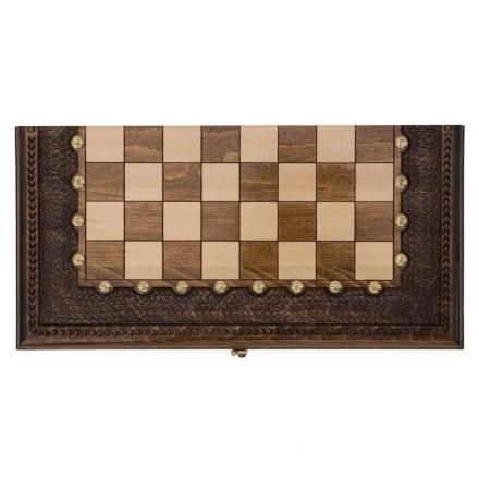 Шахматы + Нарды 40 прямые с бронзой, Ohanyan, фото 5