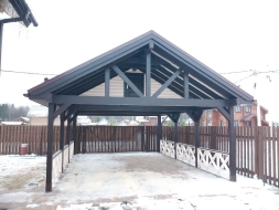 Навес Дарк Несущий каркас, фото 1