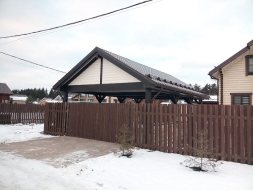 Навес Дарк Несущий каркас, фото 4