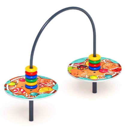 Счеты со столиком (пряничный домик) - Игровая панель - МФ 22.01.06-03.И1, фото 1