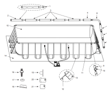 26792NP Бассейн каркасный прямоугольный &quot;PRISM FRAME&quot;, 488х244х107см