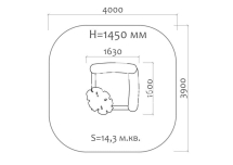Песочный дворик 05008.21 для детской площадки