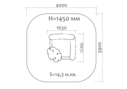Песочный дворик 05008.21 для детской площадки, фото 4