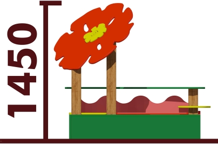 Песочный дворик 05008.21 для детской площадки, фото 2