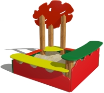 Песочный дворик 05008.21 для детской площадки
