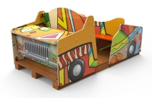 Машинка фанерная на пружинах, паттерн "Этник" МД034.00.01.01 Машинка фанерная на пружинах, паттерн "Этник" МД034.00.01.01