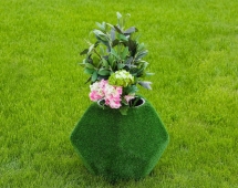 Топиари Вазон Грани - газон Eco Топиари Вазон Грани - газон Eco