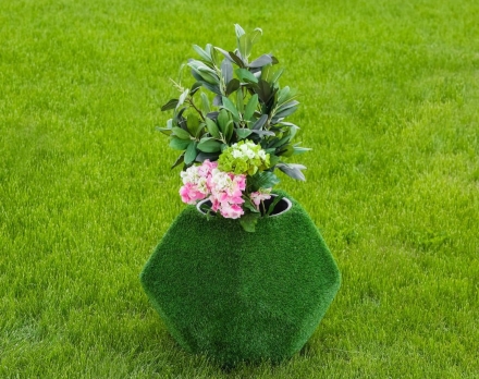 Топиари Вазон Грани - газон Eco, фото 1