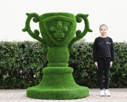 Топиари Вазон с гербом - газон Eco, фото 4