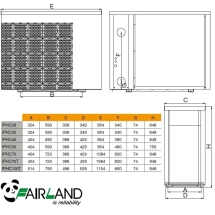 Тепловой насос Fairland IPHCR100T 35,8 кВт Тепловой насос Fairland IPHCR100T 35,8 кВт