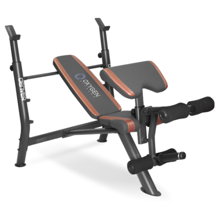 OXYGEN FITNESS DENVER Многофункциональная скамья черная, фото 1