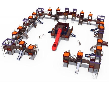 Детский игровой комплекс Волшебная крепость ДИО 13060, фото 1