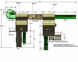Детская игровая площадка Средневековый замок Делюкс 1, фото 9