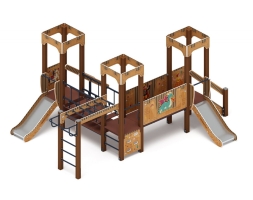 Детская игровая площадка Королевство (Картонное) ДИК 1.15.08-12 H=750, фото 4